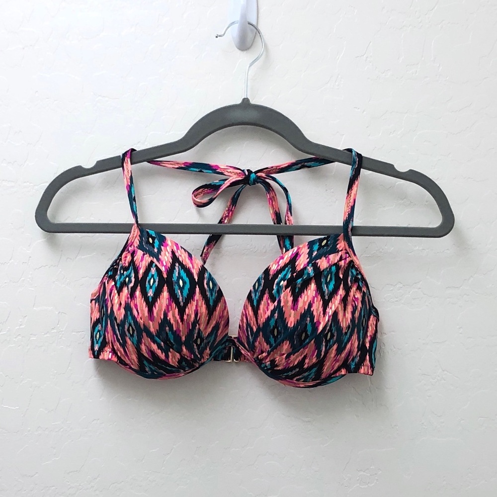 Shade & Shore Padded Halter Tribal Bikini …